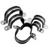 304Stainless Steel Ohm Tube Card U/R Type Water Pipe Clamp Rubber Strip Shock Absorption Insulation Horseback Saddle Throat Hoop