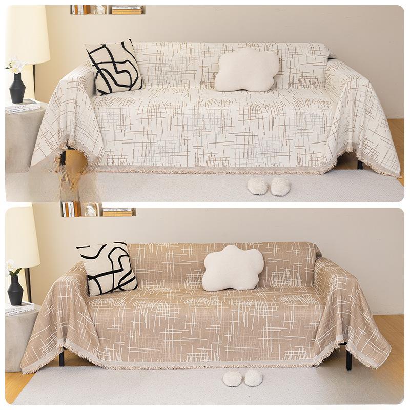 Nordic Minimalism Sofa Cover Cloth Four Seasons Universal Full Covered High Sense Chenille Ins Sofa Towel Slipcover All Inclusive