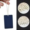 100pcs Polyester Tag Rope Clothing Hanging Ropes Bullet Head Suspension Clothing Label Card DIY Clothing Accessories TMZ
