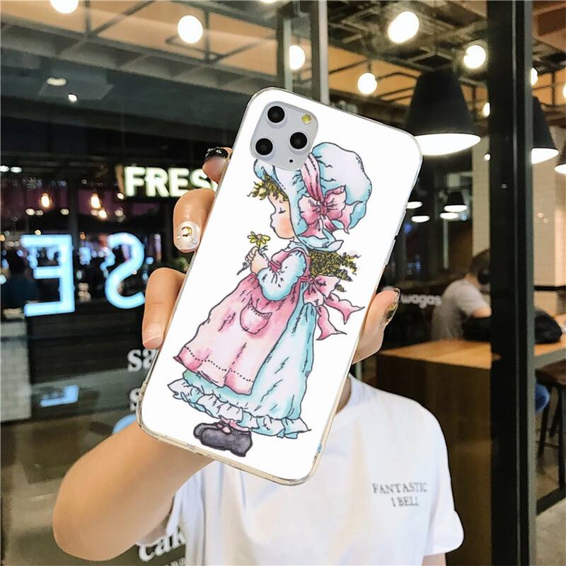 Urocze etui na telefon Sarah Kay dla iphone 12 pro max 11 pro XS MAX 8 7 6 6S Plus X 5S SE 2020 XR cover