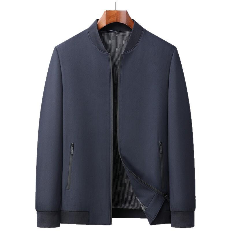 Men's Jacket Spring and Autumn New High-end Middle-aged Jacket Men's Baseball Collar Casual Versatile Top Men's