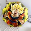 Cartoon Goku Pattern, Automatic Folding Umbrella, Portable and Foldable Design, 8 Ribs, a Christmas or Birthday Gift.