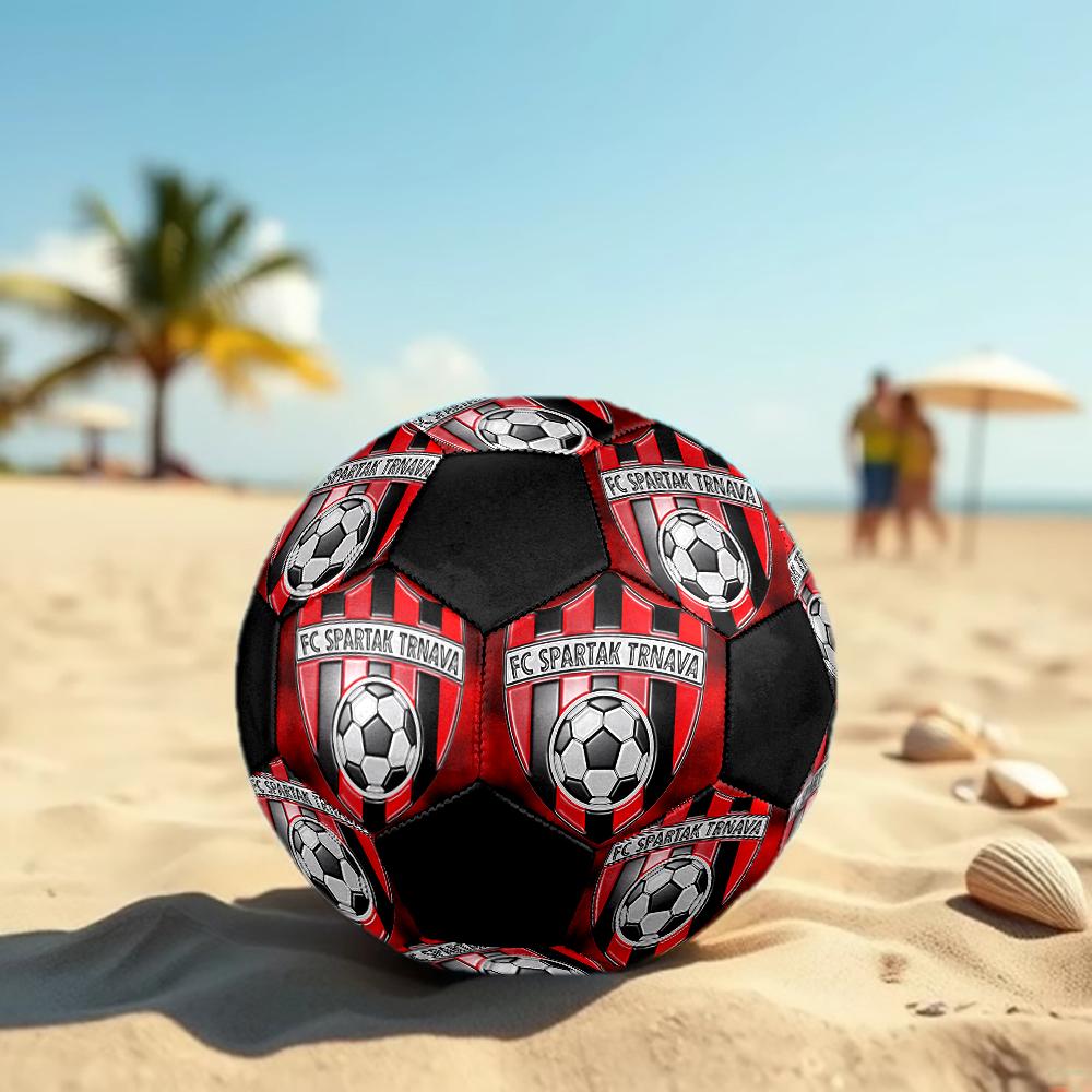 Pallone da Calcio FC Spartak Trnava, colorato, adatto a tutte le età, cucito a macchina, materiale PVC, qualità da competizione, durevole e ad alto rimbalzo