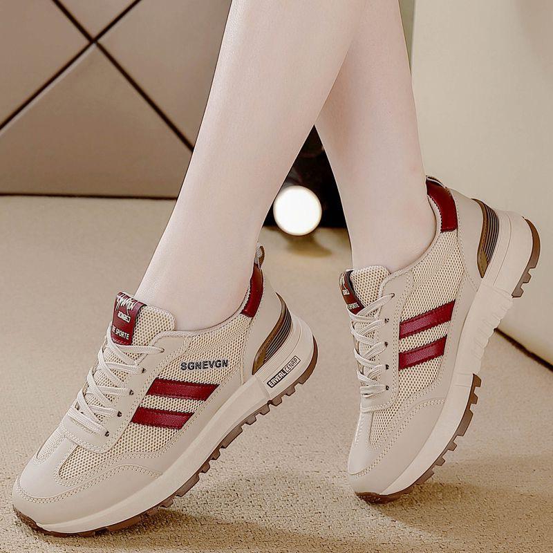

Large size shoes children s 2025 new mesh autumn versatile casual sports shoes non-slip and not tired travel shoes 35