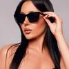 2pcs Vintage Cat Eye Sunglasses Women Square Small Frame Sun Glasses Shades Female Luxury Designer UV400 Driving Eyewear