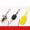 100Pcs Mobile Phone Strap Charms Keyring Lanyard Lariat Cords Elastic Rope Keychains Hooks Bag Accessories Key Ring Lanyards