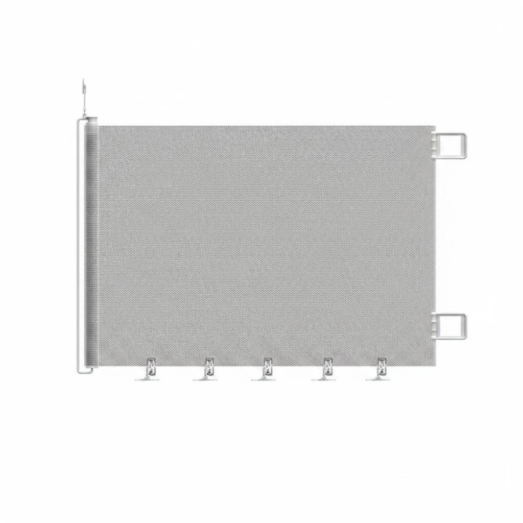 Retractable Pet Gate Easy Install Retractable Dog Gate Indoor Outdoor Use for Stairs