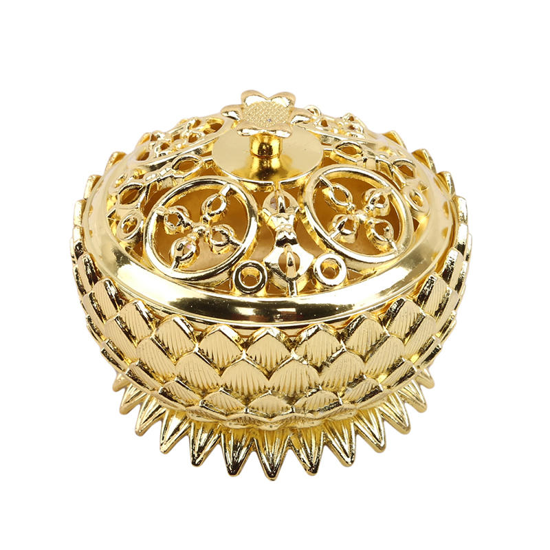 Lotus Incense Burner Alloy Eight Treasure Plate Incense Burner