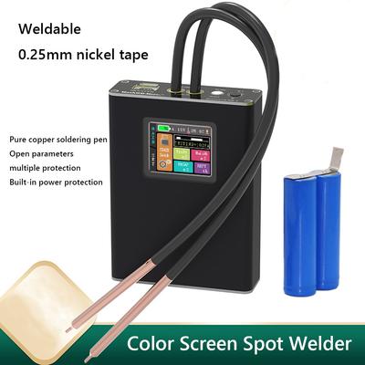 Mini bodová svářečka pro 0,1-0,25mm svařování niklu Svářečka 18650 lithiových baterií Digitální displej Bodová svářečka s bodovacím perem