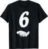 Funny Six Seven Meme 6 7 Halloween Costume Matching 6 T-Shirt