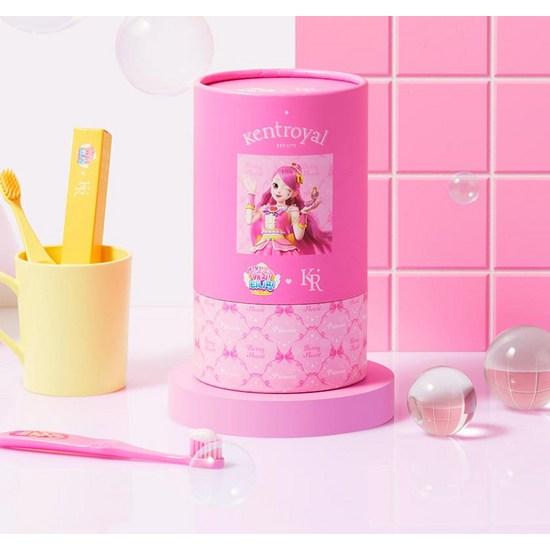 Kent Royal Sweet and Sour Catch Tiniping Season 4 Ultra-Fine Bristle Kids Toothbrush, Princess Berry Heart, 12 Pieces, 1 Piece