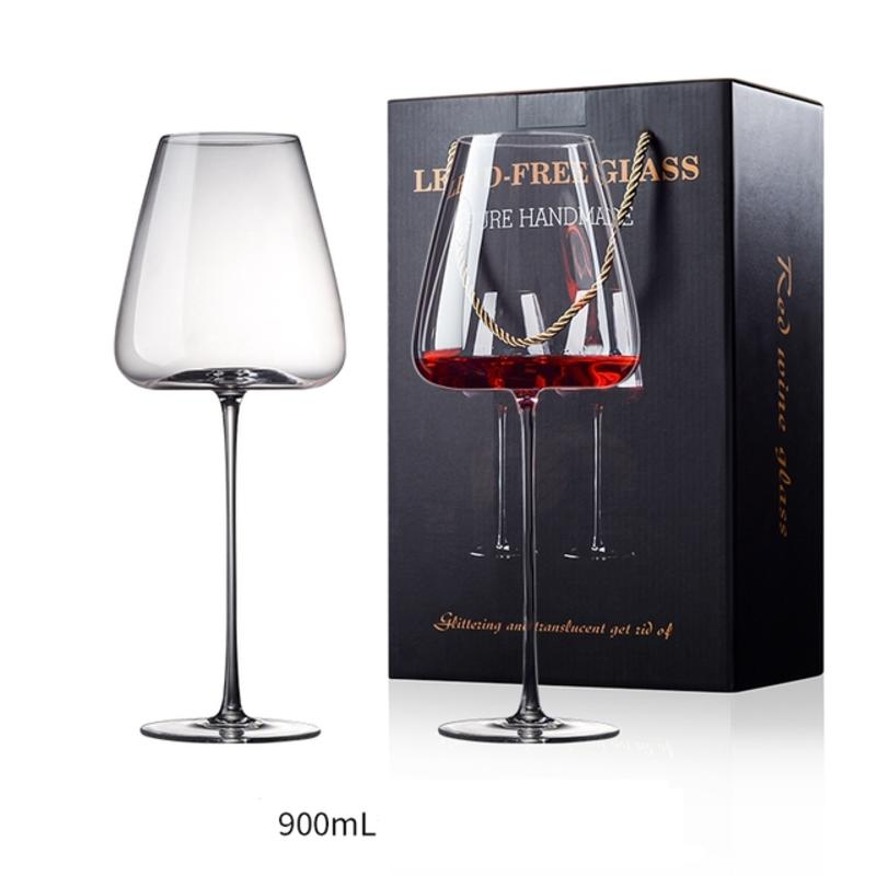 Crystal wine glass europe northern chicken overdim overdized glass wedding gift box birthday couple free couple free couple | Wine glasses