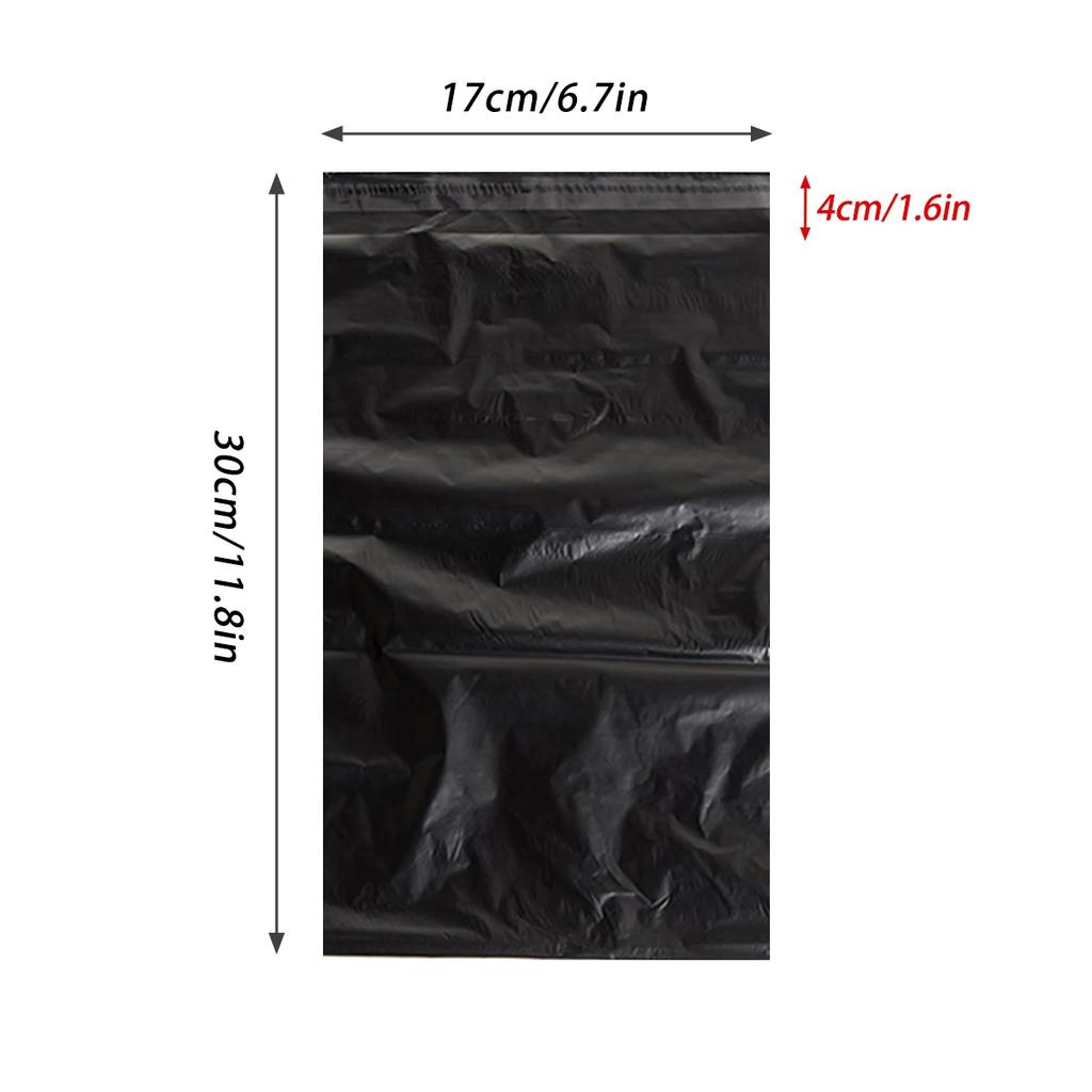 100/300pcs Black Self-seal Courier Mailer Bags Poly Package Express Mailing Envelope for Shipping - Packaging Bags