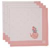 Vargottam Napkins  Florals  Print, Premium Quality Dinner  Napkins, 100   Cotton, Set of 4 Reusable  Napkins  Set, Size 20X20