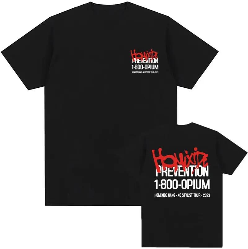 Rapper Ken Carson Opium Merch Tour T-Shirt Playboi Carti Ken Carson AGC Album T Shirt Men Women Hip Hop Tee Shirt Streetwear