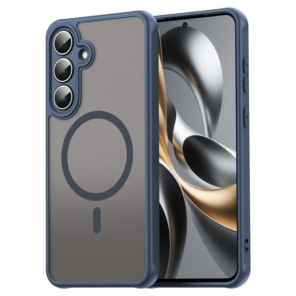 For Samsung Galaxy S25 FE Case Compatible with MagSafe Anti Drop PC+TPU Phone Cover