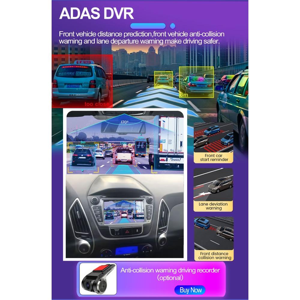 7 Zoll Autoradio Android für Hyundai IX35 2009-2015 Auto Multimedia Stereo Navigation 1+32GB