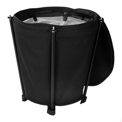 Camping Trash Can Container Storage Basket Multifunctional Outside Stable Foldable 20L Capacity