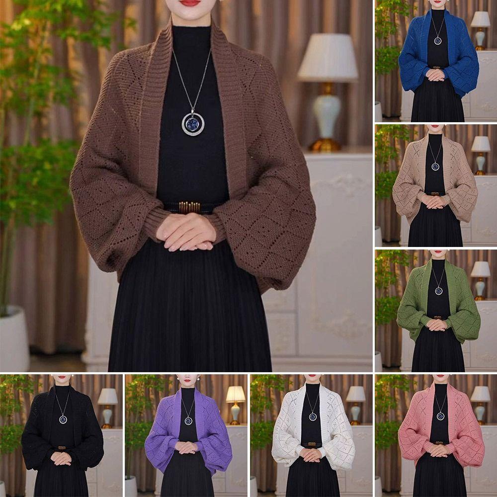 False Collar Knitted Shawl Outwear Shoulder Evening Prom Cape New Autumn Winter Scarf  Party