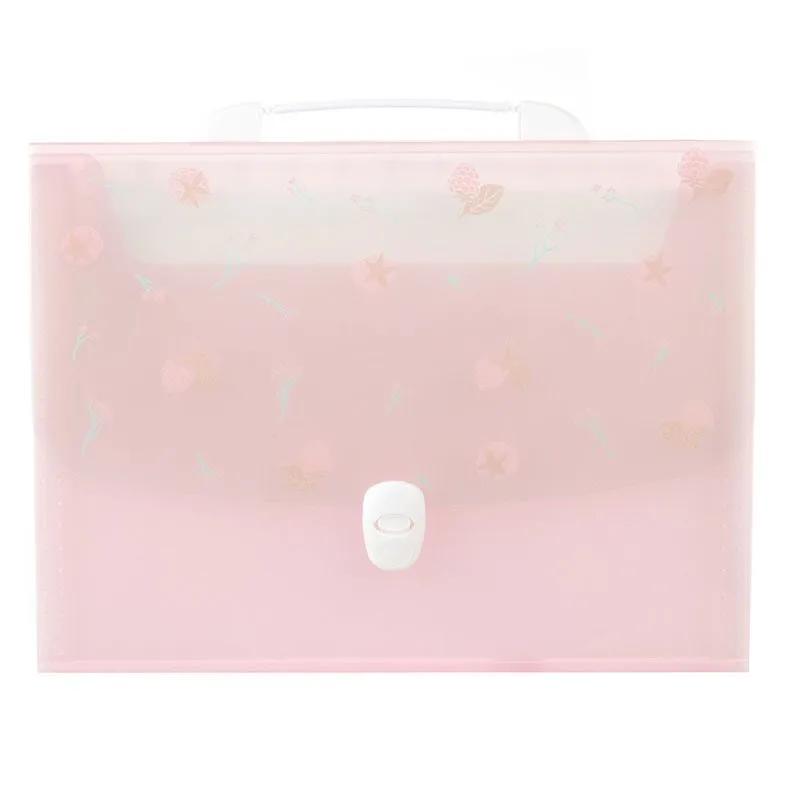 

A4 large capacity file bag, office storage bag,multi-layer folder, student hand-held organizer,