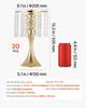 20 PCS Wedding Flower Vase, 33.5 cm Tall Flower Table Centerpieces, Crystal Banquet Vases Easy Installation, Electroplated Finish, Versatile