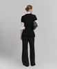Loutaideu Layered Boots Cut Pants [Black]