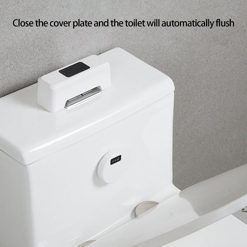 Easy Installs DIY Touchless Toilet Flushers Water Saving Flush for Automatic Flushing & Water Conservation Feature
