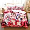 3D Anime Chieri Ogata Bettwäsche Set Bettbezug Bettset Steppdecke Kissenbezug Bettdecke King Queen Size Jungen Erwachsene Bettwäsche Set