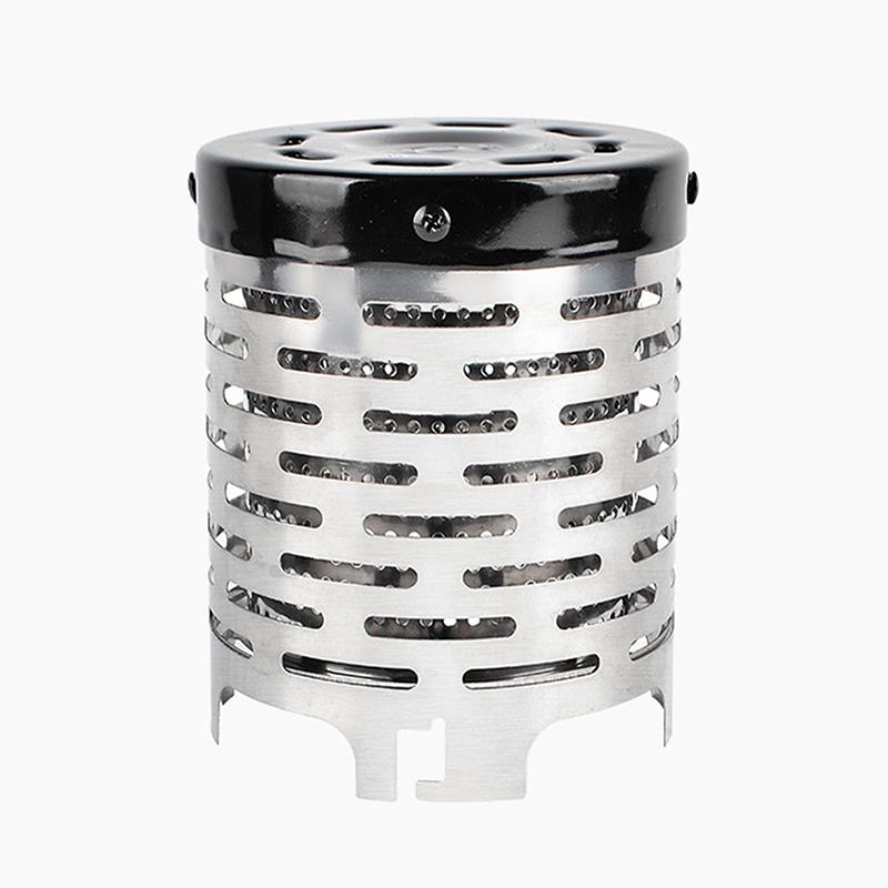 Mini Gas Heater Stove For Outdoor Camping Portable Wear-Resistant Stainless Steel Warmer Heating Cover Equipment