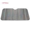 High Quality Sun Shade 130*60cm Auto Block Car Foldable Folding Front Glass Jumbo Reflective Windshield Shield