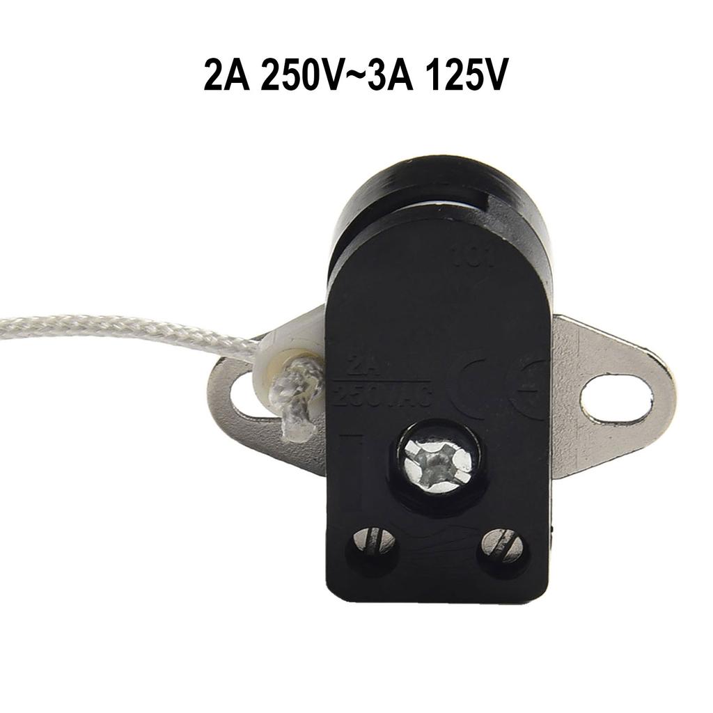 250V Voltage Pull Cord Switch Rotating Pull Switch Wall Light Switch 2A Current