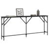 VidaXL Table console noir 180x23x75 cm bois d'ingénierie 837767