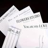 20 sheets of bouquet wrapping paper, handmade gift wrapping paper with black-and-white Valentine's Day and floral designs