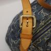LOUIS VUITTON 2005 M95048 Monogram Denim Baggy GM Handbag blueUsed