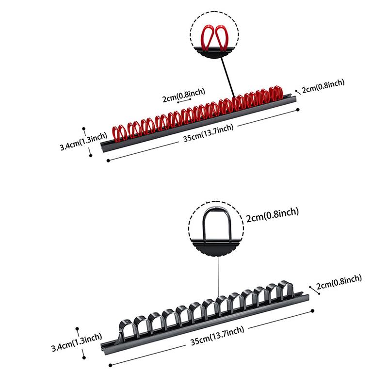Skruvmejsel Organizer Verktygshållare Vägg Organizer Väggfäste För Vice skiftnyckel Tång Skruvmejsel Organization Display Rack