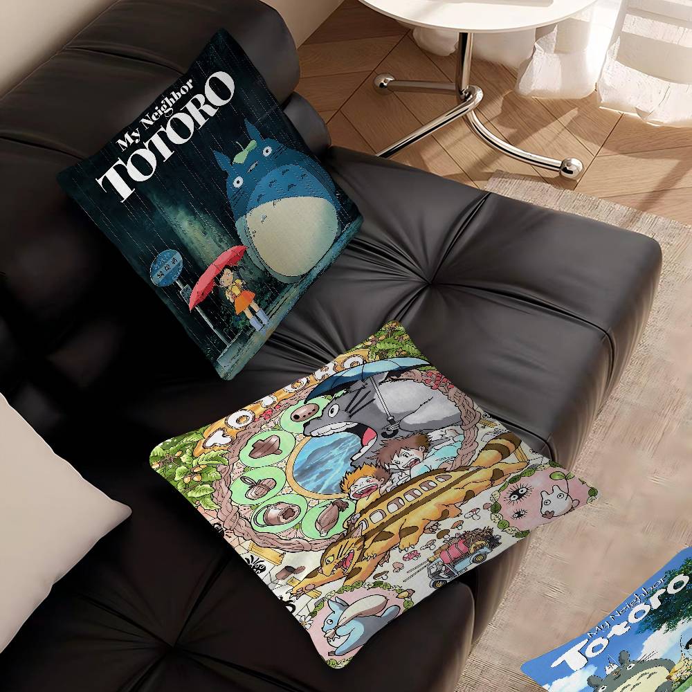Anime M-Mein N-Nachbar T-Totoro Glücklicher Drache Kissenbezug Sofakissenbezug Heimzimmer Dekoration Kindergeschenk
