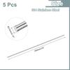 uxcell Set of 304 Stainless Steel x Metal Round Lathe Model DIY 5-Piece Rods, 3.5mm 254mm, Bars, Material, Airplanes, Cars, Boats, Crafts,