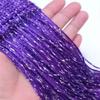 100x200CM Living Room String Curtain Shiny Tassel Silver Line Cortinas Solid Color Window Home Door Divider Curtain
