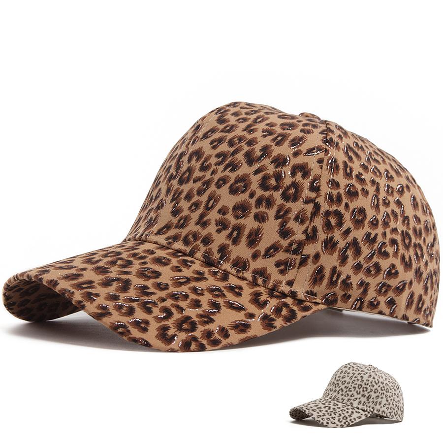 Summer New Women Baseball Cap Fashion Leopard Print Snapback Casual Girls Sun Visor Hat Vintage Men Female Caps Adjustable