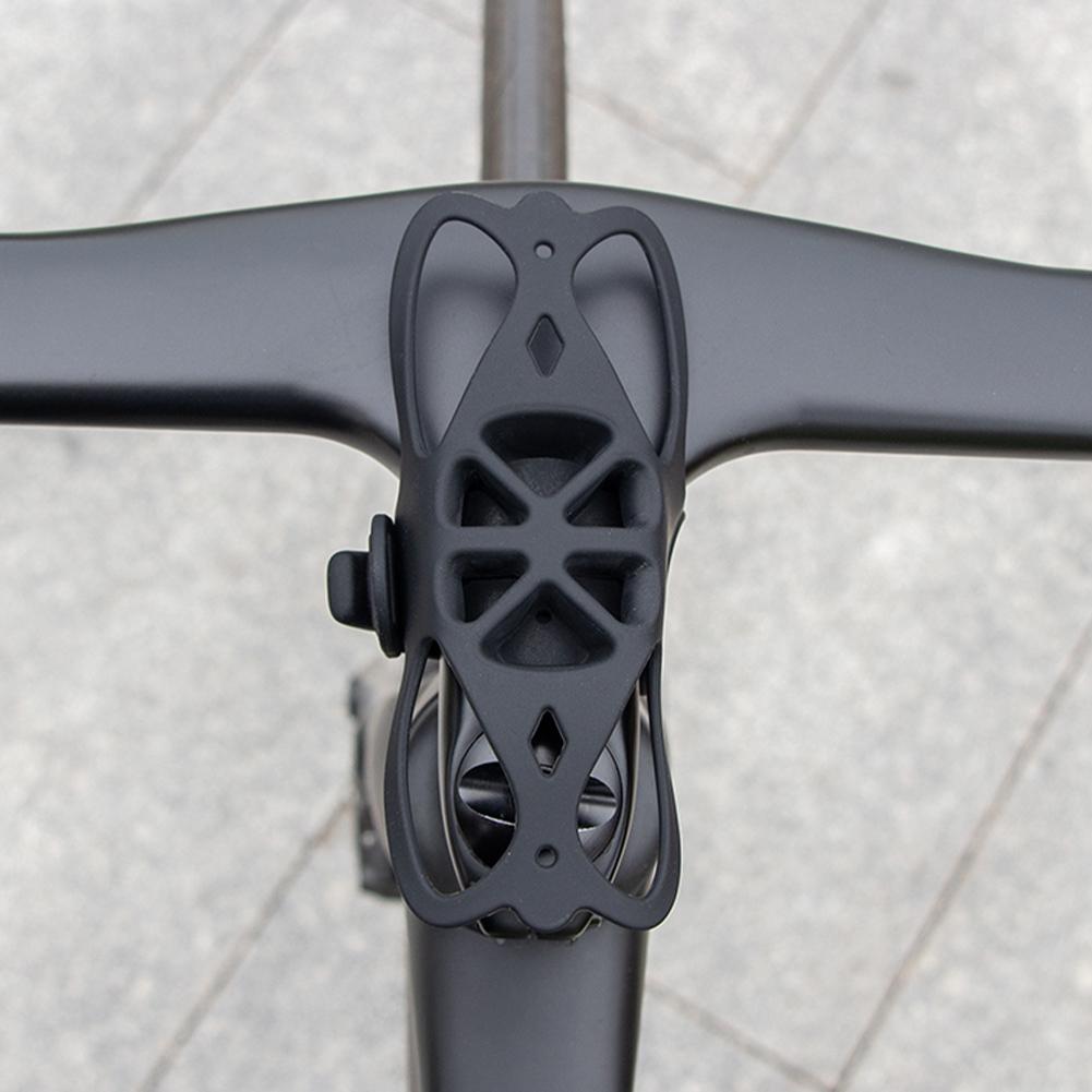 2PCS Silicone Bike Phone Mount Cell Phone Handlebar Mount Shockproof Bike Phone Holder Bracket Anti Slip Cycling Accessories