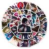 50 Battle of the Two Cities Cartoon Stickers: League of Legends Characters for Power Banks & Motorcycles