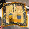 Summer New Versatile Neck Scarf Multi-Functional Commuting Silk Sun Protection Decorative Neck Foulard Square Shawl Bufanda