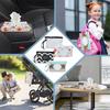 1 Stück Tragbare Baby Feuchttücher Tasche Klappdeckel Taschentuchbox Nachfüllbarer Feuchttuchspender Tragebeutel für Baby Kinderwagen Zubehör