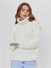 Autumn/Winter European & American High Neck Solid Color Loose Knit Sweater