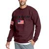 Casual Letter Print Men's Loose Sweatshirt