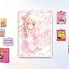 Pink Nurse Neko Anime Tapestry Cute Kawaii Aesthetic Room Decor For Teen Girls Bedroom Dorm Cutecore Room Decor Large Tapestry