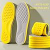 1 Pair Comfort Insoles with Arch Support Shock-Absorbing Breathable Shoe Inserts for Men Women Non-Slip Anti-Odor Cushioned Footbed for Sports Work