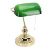 Green Glass Bankers Desk Lamp Green Glass Antique Vintage Table Lamp with Pull Chain Switch Plug In Fixture E26 27 Bulb