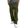 Men's Casual Loose-Fit Work Pants With Multiple Pockets