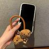 Hello Kitty 3D Brown Leopard Print Scarf Case for iPhone 17/16 Pro Max/15/14